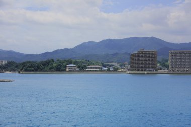 Onoseto boğaz Miyajima manzaraya 