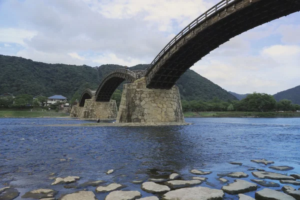 Intai Kyo Bridge a Iwakuni, Hiroshima, Giappone — Foto Stock