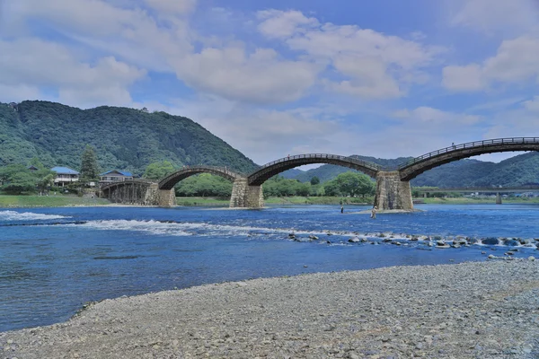 Kintai Bridge, Iwakuni, Jamagucsi prefektúra, Japán — Stock Fotó