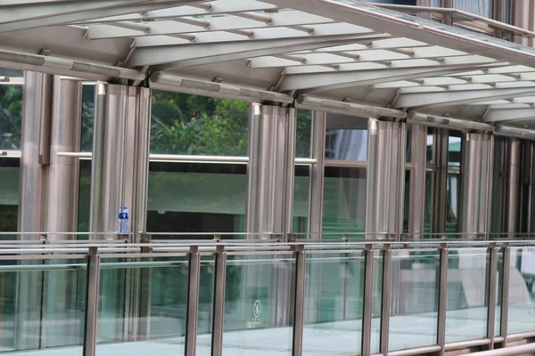 a modern flyover in hong kong