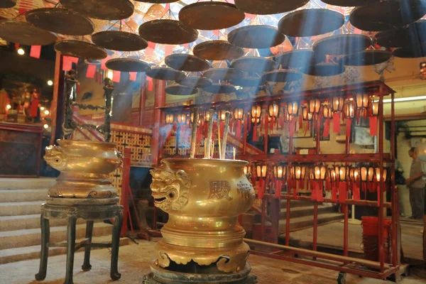Templo Man Mo en Hong Kong — Foto de Stock