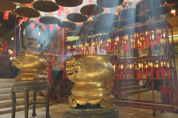 Man Mo templet i Hong Kong — Stockfoto