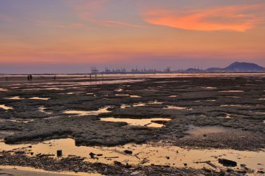 hong kong lau çıtını Sunset beach shan