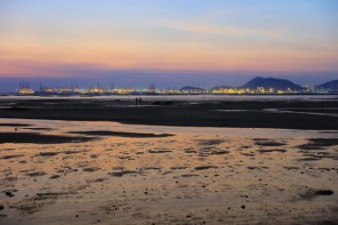 hong kong lau çıtını Sunset beach shan