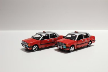 küçük minyatür dünyada Taxi