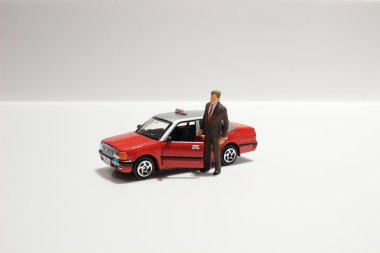 küçük taksi ile figür 