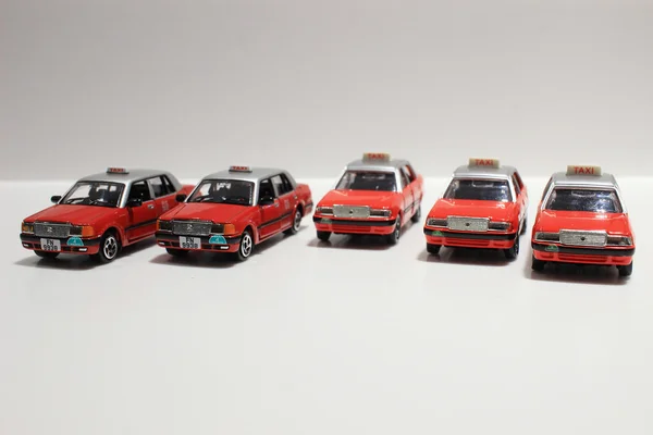 Tiny av taxi i miniatyr världens — Stockfoto