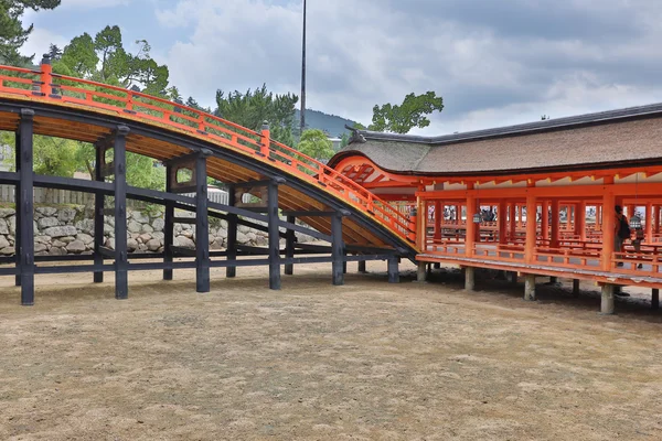 Santuário de Itsukushima, Miyajima, Hiroshima, Japão — Fotografia de Stock