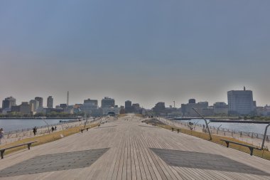 Yokohama manzarası yaya çatı görünümü