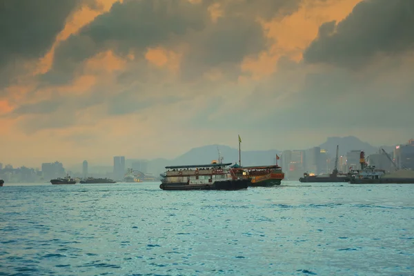 The ship at Lei Yue Mun — Stock Photo, Image