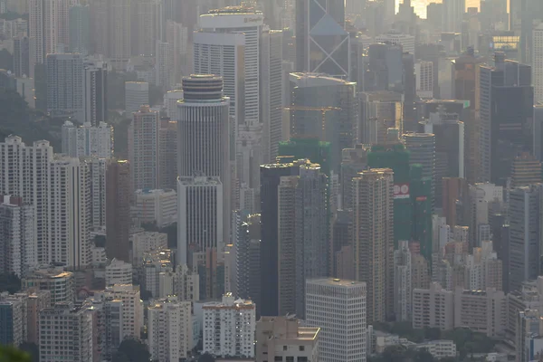 Cityscape görünümünden Jardine'nın uyanık, Hong Kong, Çin — Stok fotoğraf