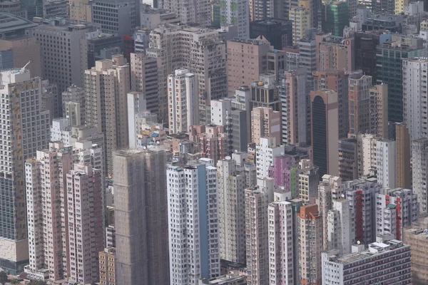 Kowloon oldalnézetből Hong kong isaland: Icc — Stock Fotó