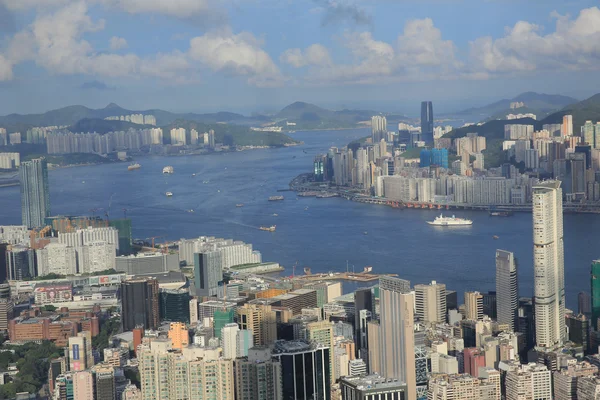 Cityscape gündüz hong Kong — Stok fotoğraf