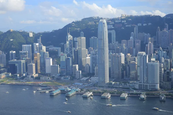 도시 풍경 홍콩의 낮 시간 — 스톡 사진