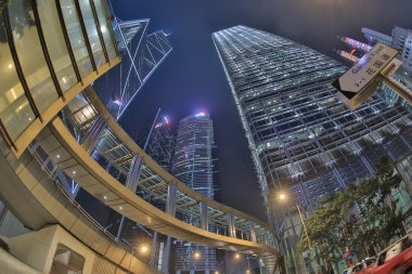Modern iş binalar Central District of Hong Kong içinde