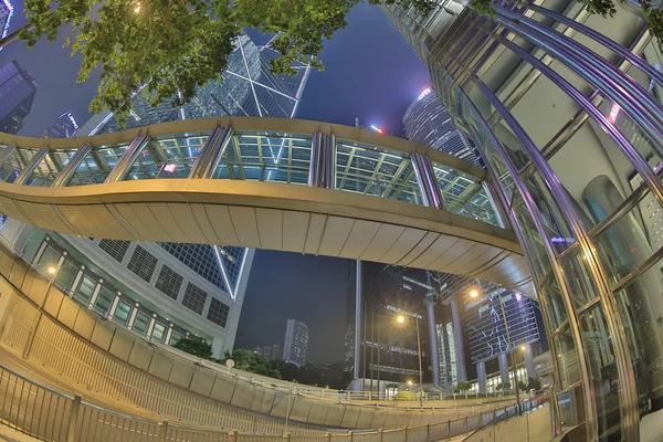 Moderní kancelářské budovy v Hong Kongu — Stock fotografie