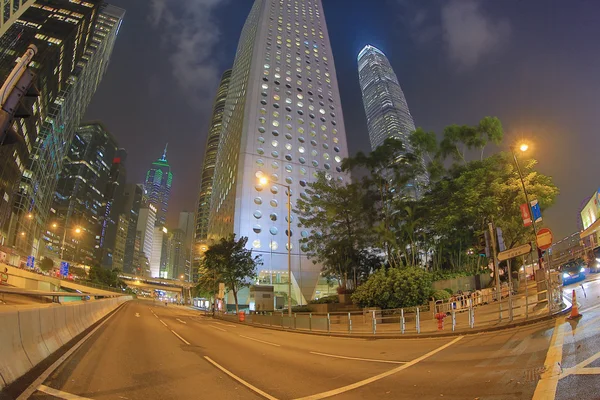 Central at night , hong kong — Stock Photo, Image