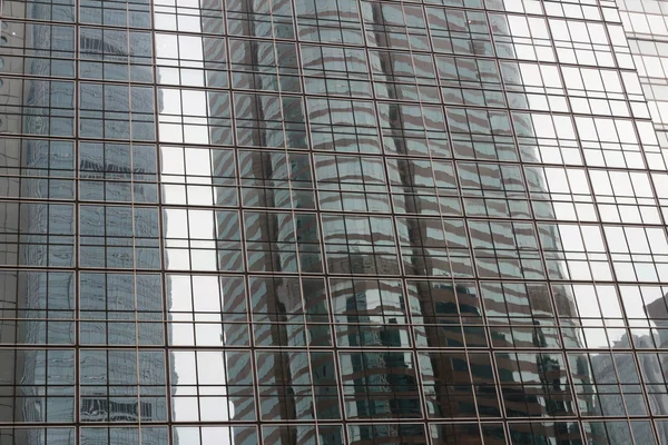 Building Reflection window glass — Stock Photo, Image