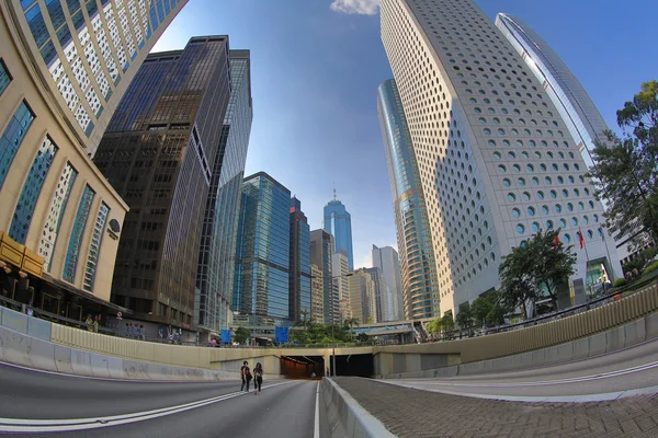 Connaught road, central, hong kong — Stockfoto