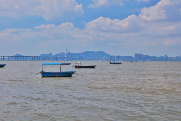 Deep Bay, Shenzhen Bay, zobrazit v hk — Stock fotografie