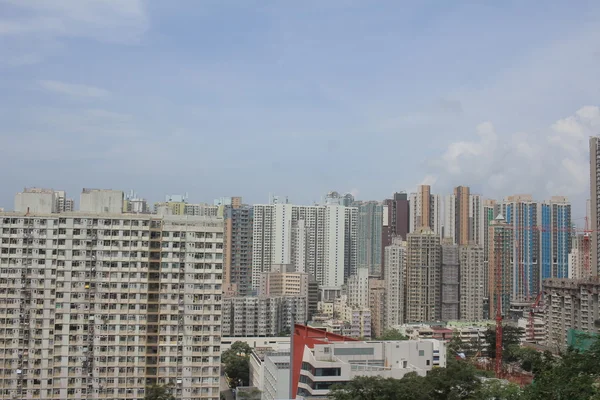 Bloco de apartamentos públicos em Hong Kong — Fotografia de Stock