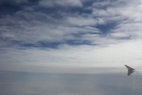 View from the airplane window — Stock Photo, Image