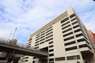 25 Ekim 2020 Yau ma tei Otopark Binası 'ndaki üstgeçit.