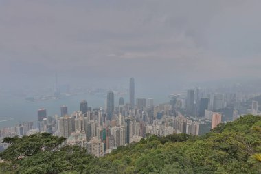 30 Ekim 2020 Hong Kong şehir merkezi, Gökyüzü Bulutu Geliştirme Bölgesi