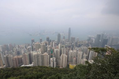 30 Ekim 2020 Hong Kong şehir merkezi, Gökyüzü Bulutu Geliştirme Bölgesi