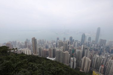 30 Ekim 2020 Hong Kong şehir merkezi, Gökyüzü Bulutu Geliştirme Bölgesi