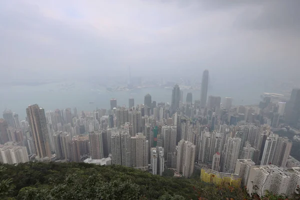 Ott 2020 Hong Kong Centro Sky Cloudscape Development District — Foto Stock