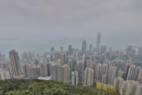 Paź 2020 Hong Kong Dzielnica Rozwoju Chmur Nieba — Zdjęcie stockowe