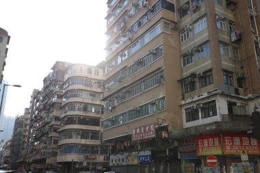 Sham Shui po, Tong Lau Hong Kon 'daki eski ev.