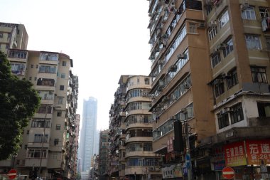 Sham Shui po, Tong Lau Hong Kon 'daki eski ev.