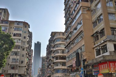 Sham Shui po, Tong Lau Hong Kon 'daki eski ev.
