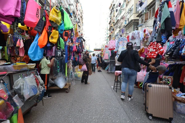 Novembro 2020 Mercado Rua Fuk Wing Rua Sham Shui — Fotografia de Stock