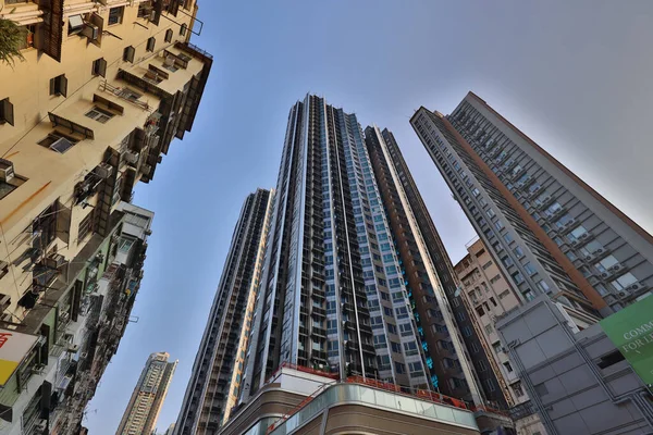 Buitenkant Van Een Appartementencomplex Sham Shui Hong Kong Nov 2020 — Stockfoto