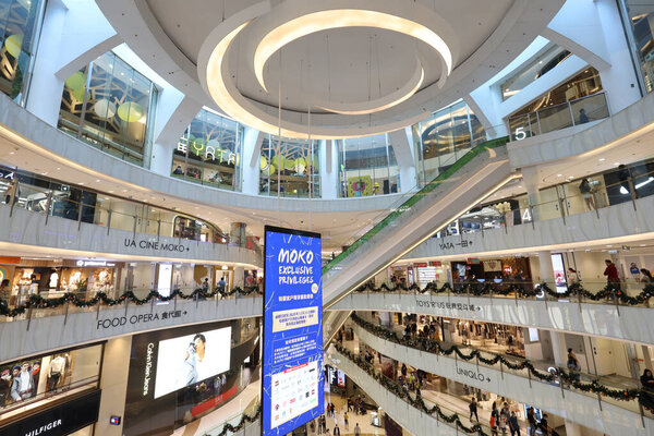 1 Nov 2020 The inside the mong kok shopping mall