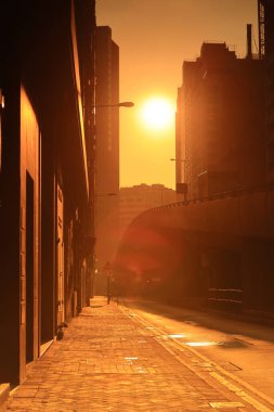 7 Kasım 2020 yaya geçidi, Wong Chuk Hang Yolu yakınında, Hk.