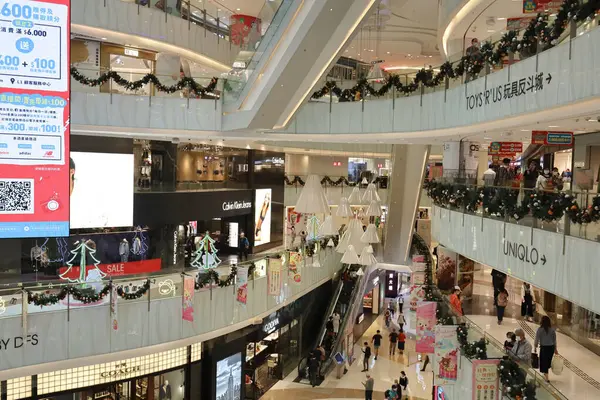 Listopad 2020 Uvnitř Mong Kok Nakupování Mal — Stock fotografie