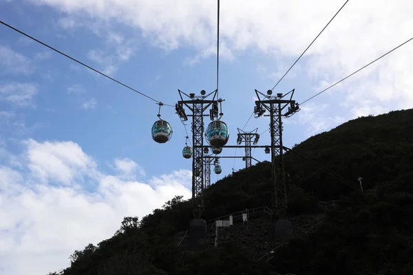 Nov 2020 Seilbahn Ocean Park Hongkong — Stockfoto