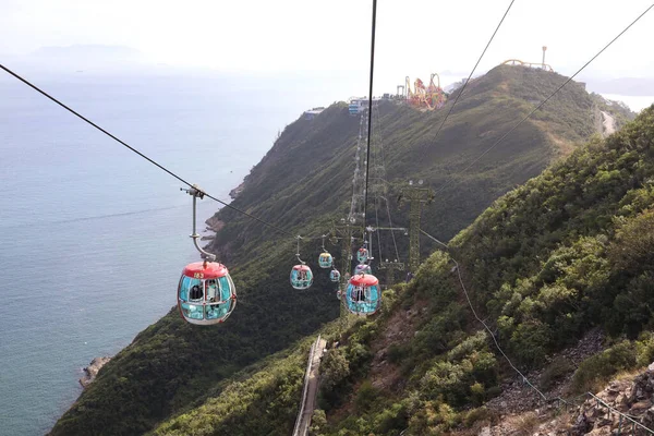 Nov 2020 Téléphérique Dans Parc Océanique Hong Kong — Photo