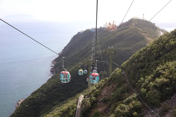 Nov 2020 Eine Seilbahn Ocean Park Hongkong — Stockfoto