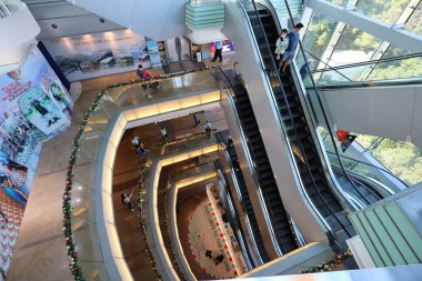 26 Kasım 2020 Victoria Pea 'nin tepesindeki 360 numaralı binanın içini görüyor.