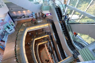 26 Kasım 2020 Victoria Pea 'nin tepesindeki 360 numaralı binanın içini görüyor.