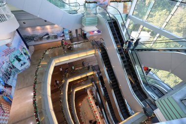 26 Kasım 2020 Victoria Pea 'nin tepesindeki 360 numaralı binanın içini görüyor.