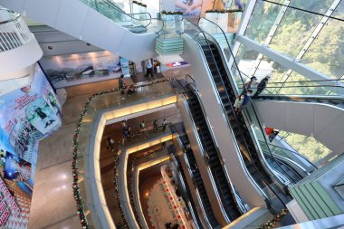 26 Kasım 2020 Victoria Pea 'nin tepesindeki 360 numaralı binanın içini görüyor.