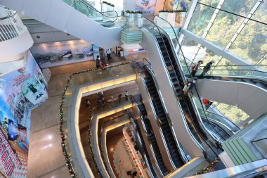 26 Kasım 2020 Victoria Pea 'nin tepesindeki 360 numaralı binanın içini görüyor.