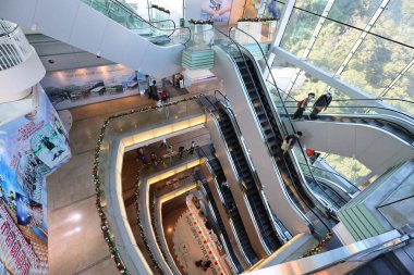 26 Kasım 2020 Victoria Pea 'nin tepesindeki 360 numaralı binanın içini görüyor.