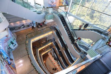 26 Kasım 2020 Victoria Pea 'nin tepesindeki 360 numaralı binanın içini görüyor.